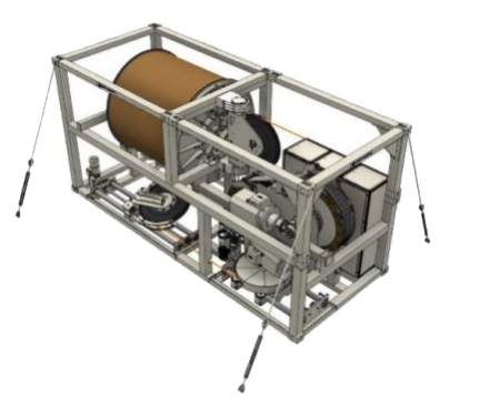 Integrated framework winch